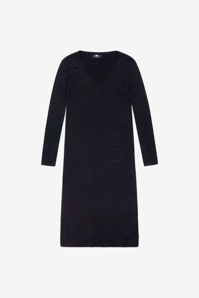 Robe Anomy noire brillante