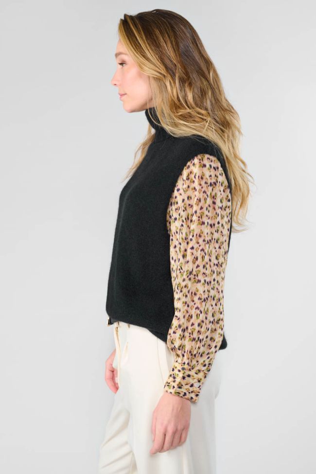 Pull Cleva sans manches noir
