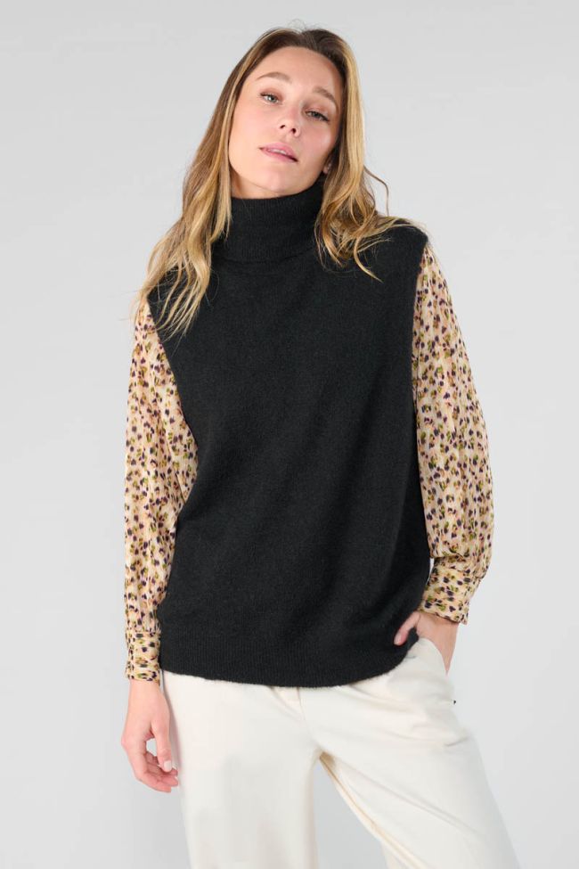 Pull Cleva sans manches noir