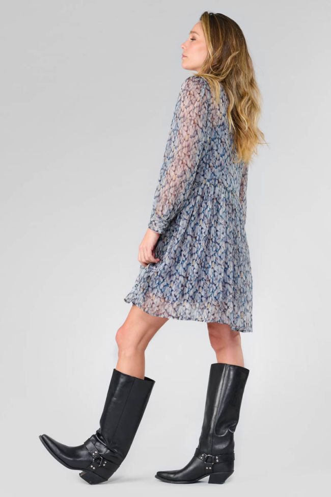Robe Denali bleue à motif