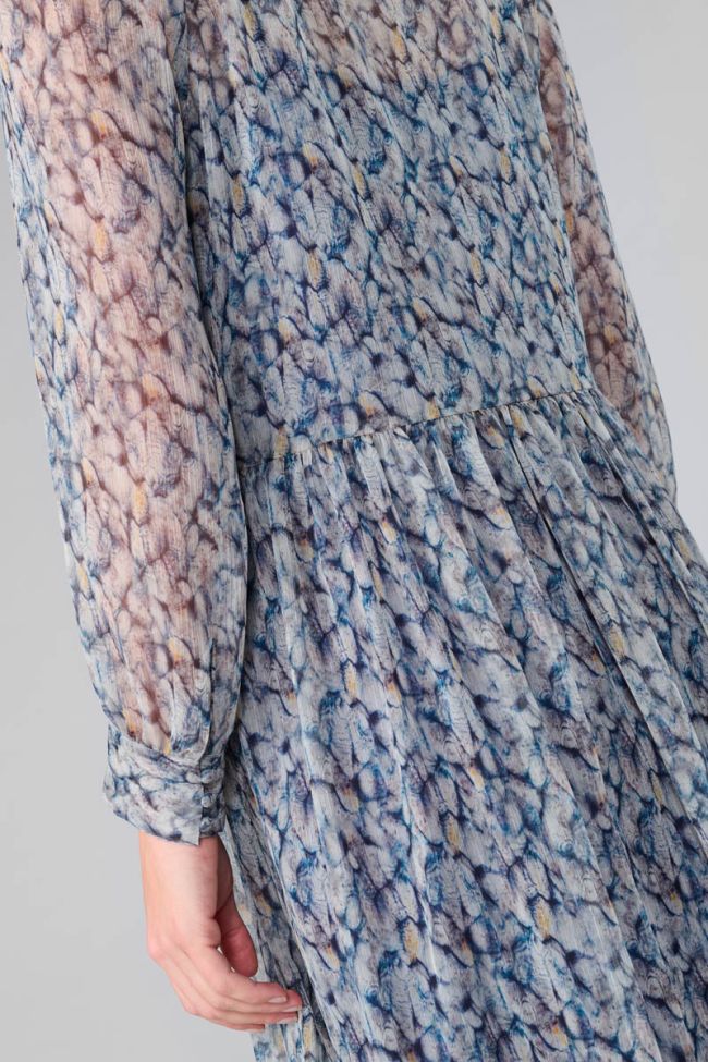Robe Denali bleue à motif