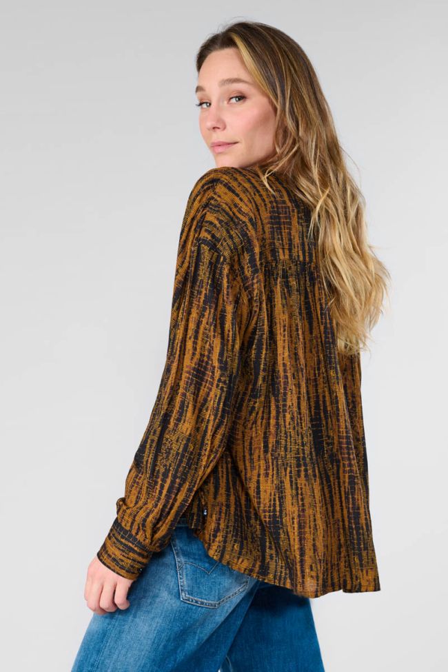 Blouse Fitz à motif tie and dye