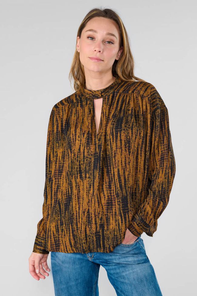 Blouse Fitz à motif tie and dye