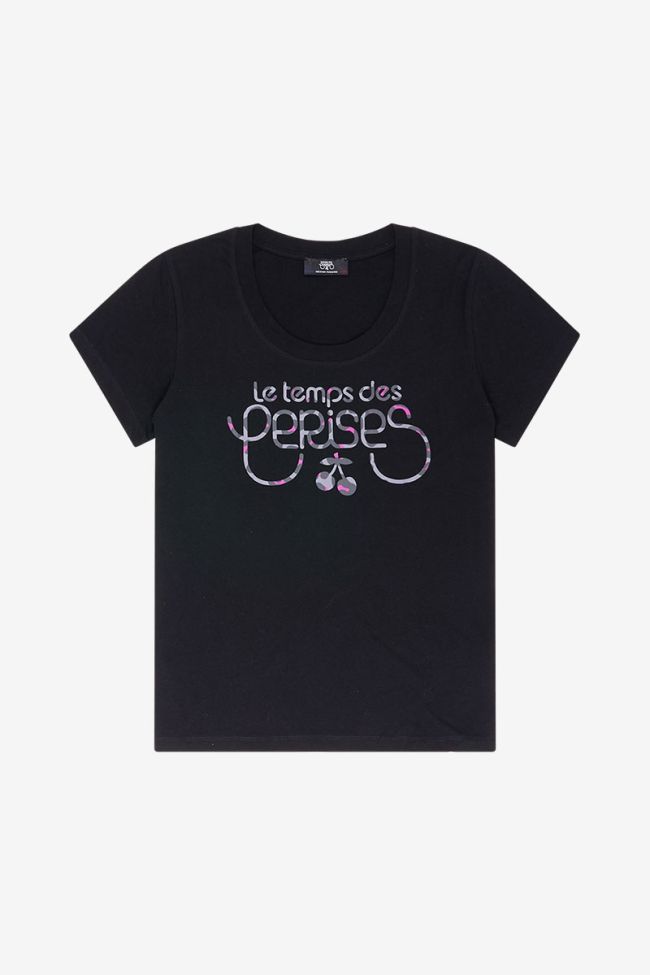 T-shirt Manet noir imprimé