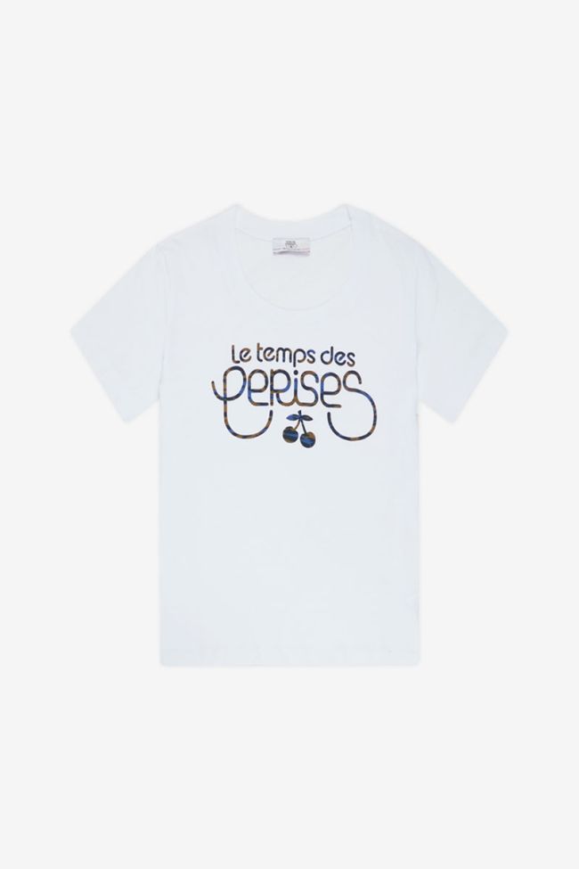 T-shirt Moubi blanc imprimé