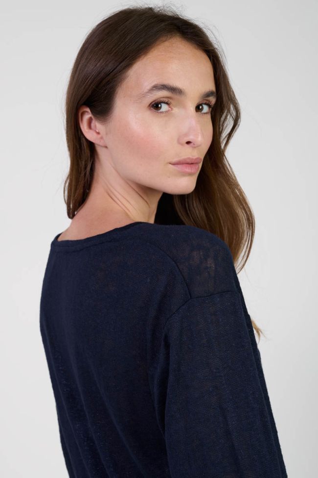 T-shirt Rondaan bleu marine