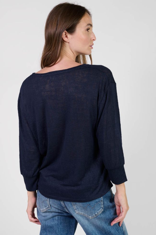 T-shirt Rondaan bleu marine