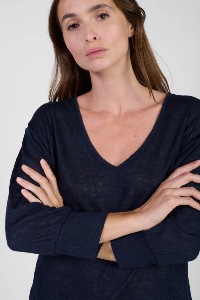 T-shirt Rondaan bleu marine