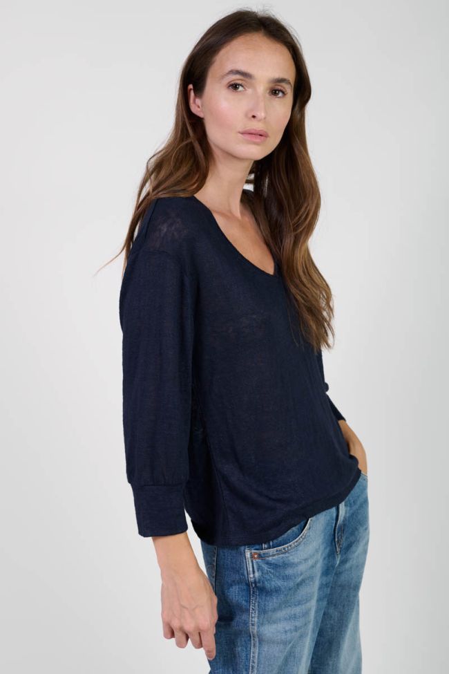 T-shirt Rondaan bleu marine