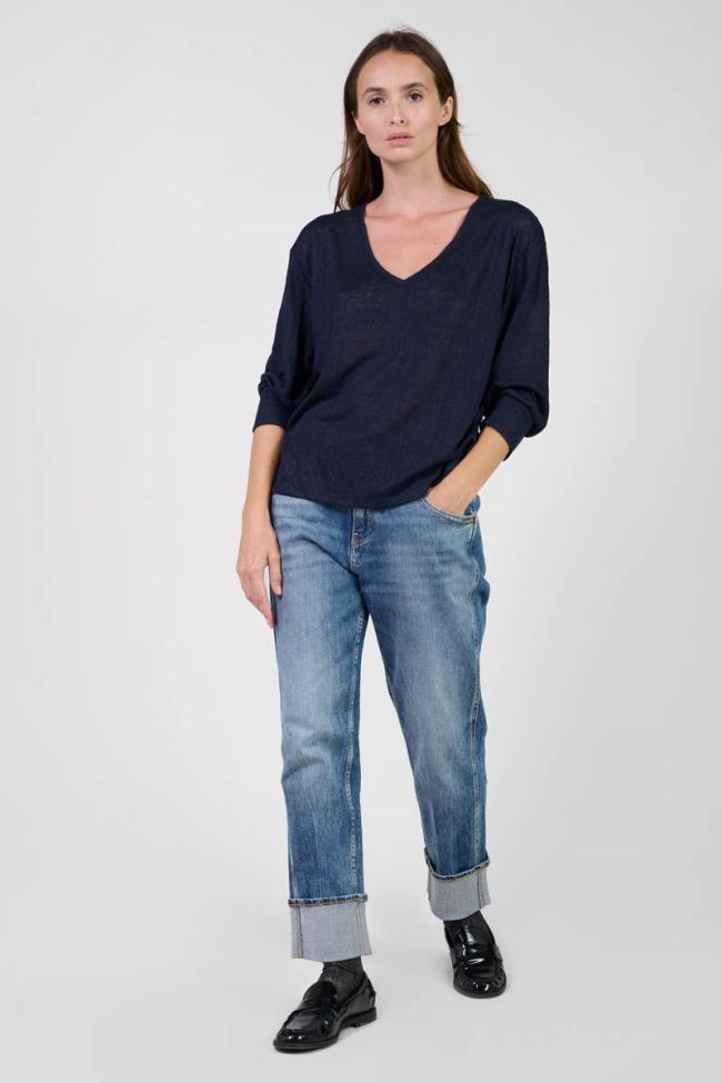 T-shirt Rondaan bleu marine