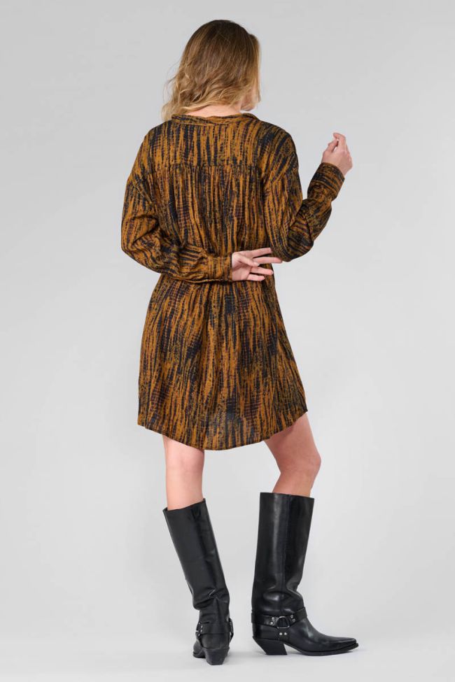 Robe Roy à motif tie and dye