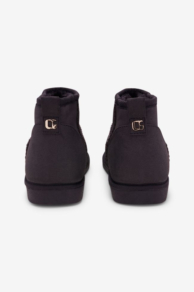 Boots Snow fourrées noires