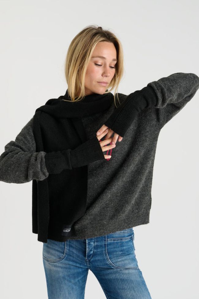 Mitaines Tecla noire