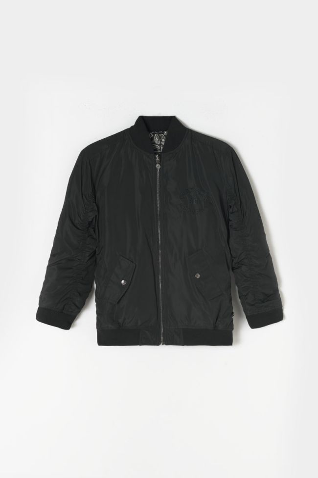 Veste réversible Argusgi noir à motif cachemire