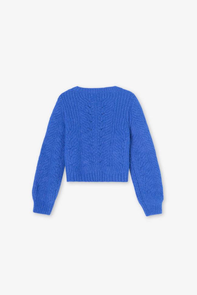 Cardigan Melagi bleu électrique 