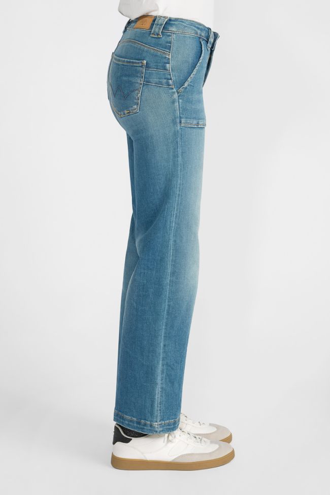 Jeans pulp flare taille haute bleu N°4