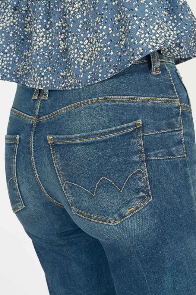 Jeans pulp regular taille haute bleu N°3