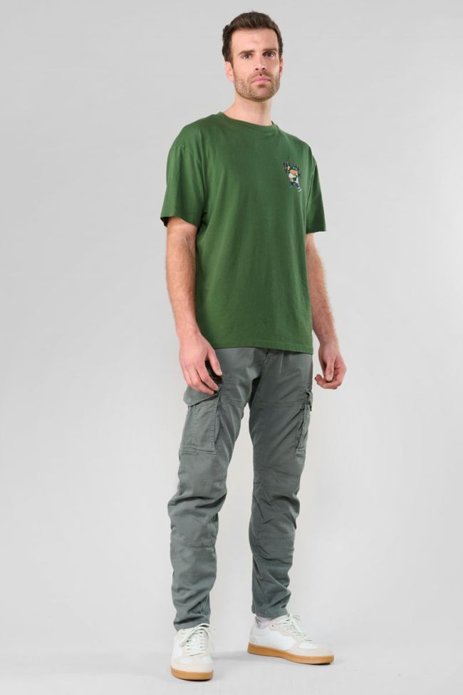 T-shirt Bam vert imprimé