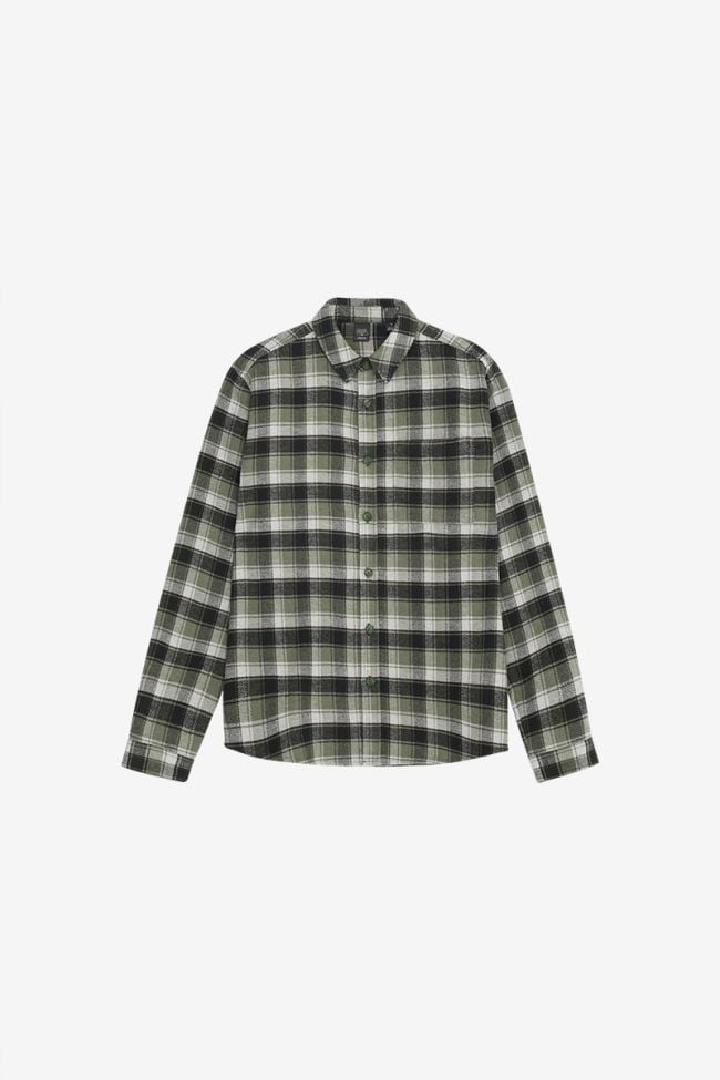 Surchemise Ferino verte à carreaux