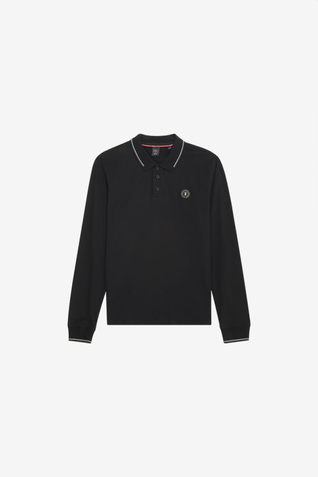 Polo manches longues Romes noir