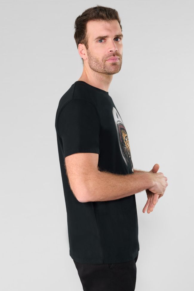 T-shirt Seth noir imprimé