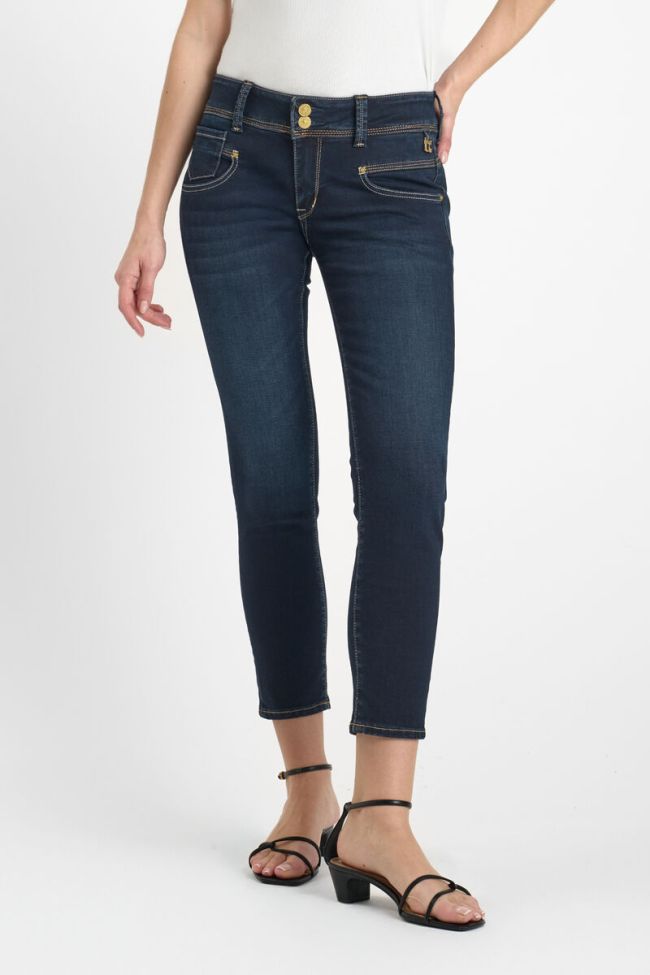 Jeans 100/14 pulp skinny Lalo 7/8ème bleu-noir N°1