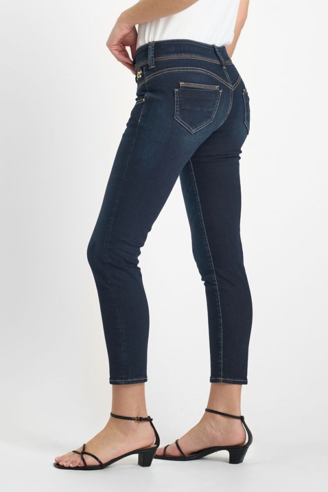Jeans 100/14 pulp skinny Lalo 7/8ème bleu-noir N°1