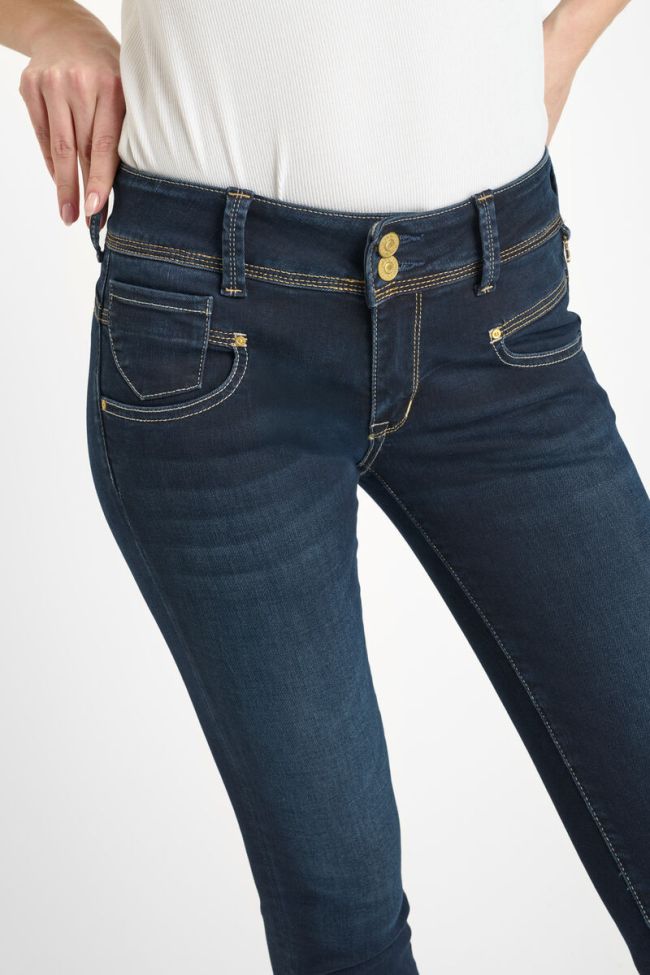 Jeans 100/14 pulp skinny Lalo 7/8ème bleu-noir N°1