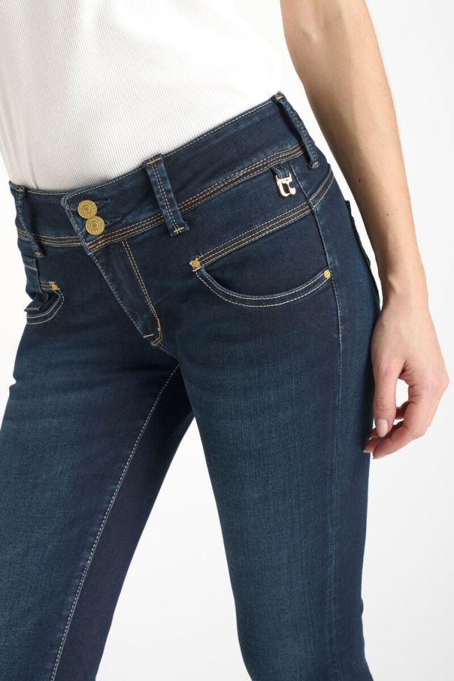 Jeans 100/14 pulp skinny Lalo 7/8ème bleu-noir N°1