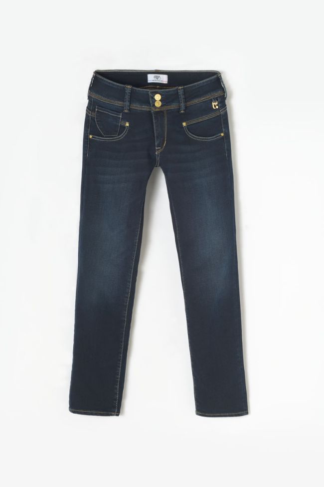 Jeans 100/14 pulp skinny Lalo 7/8ème bleu-noir N°1