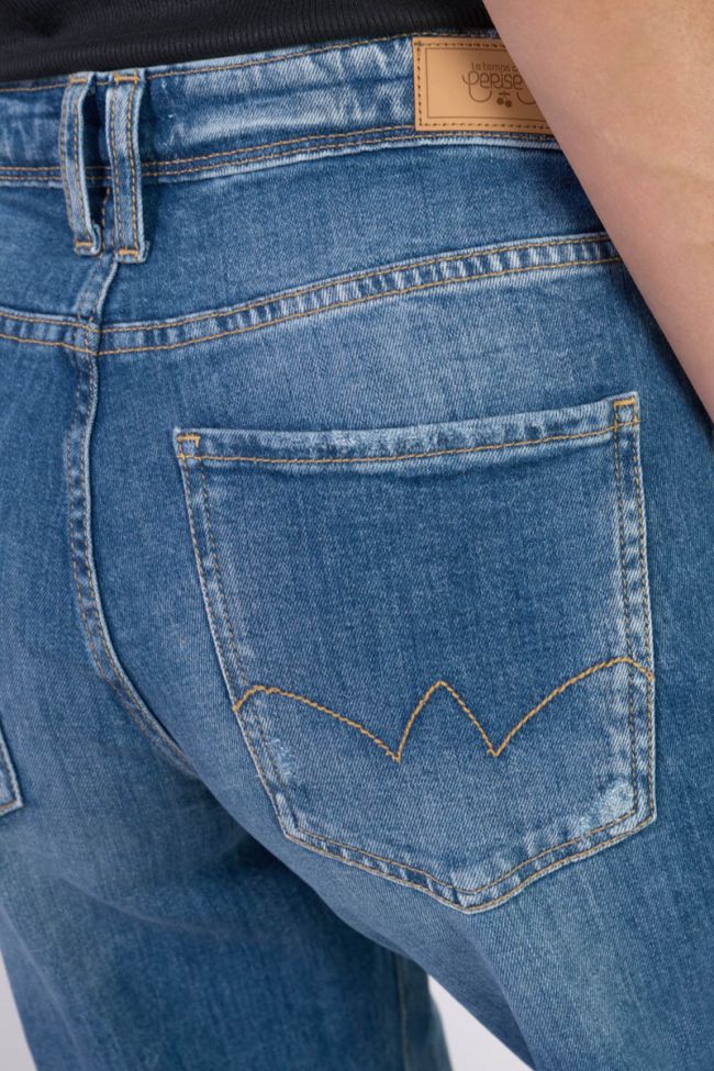 Jeans 400/28 loose Revers taille haute destroy bleu N°3