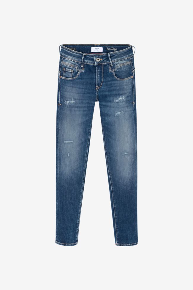 Jeans pulp slim Almaz 7/8ème destroy bleu N°3