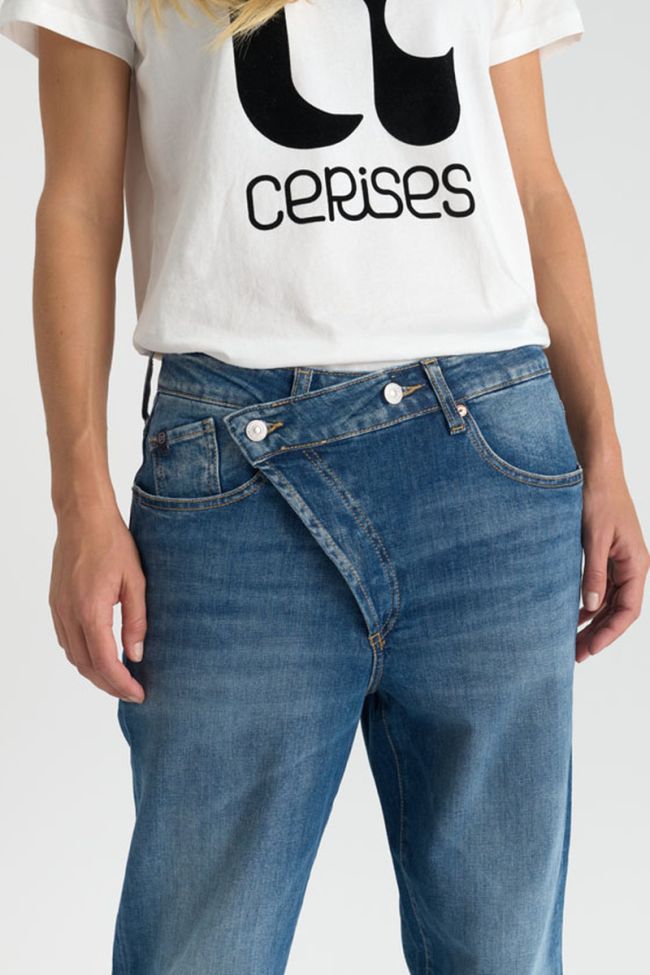 Jeans loose Cosy 7/8ème bleu N°4