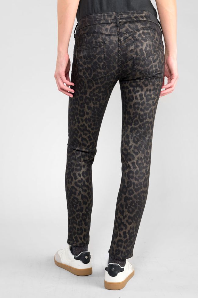 Pantalon pulp slim Leo 7/8ème enduit 