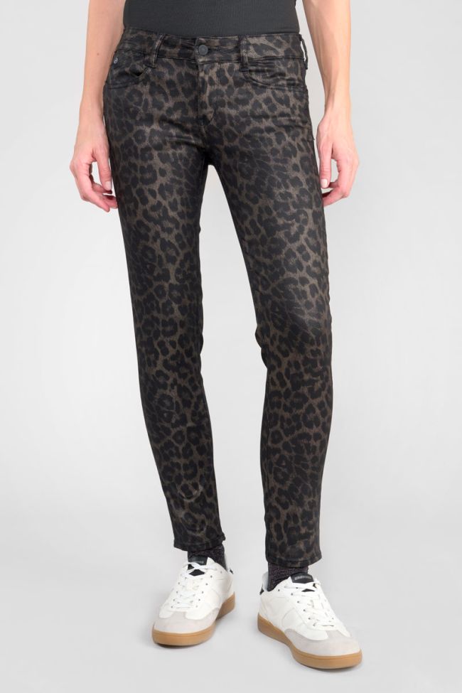 Pantalon pulp slim Leo 7/8ème enduit 