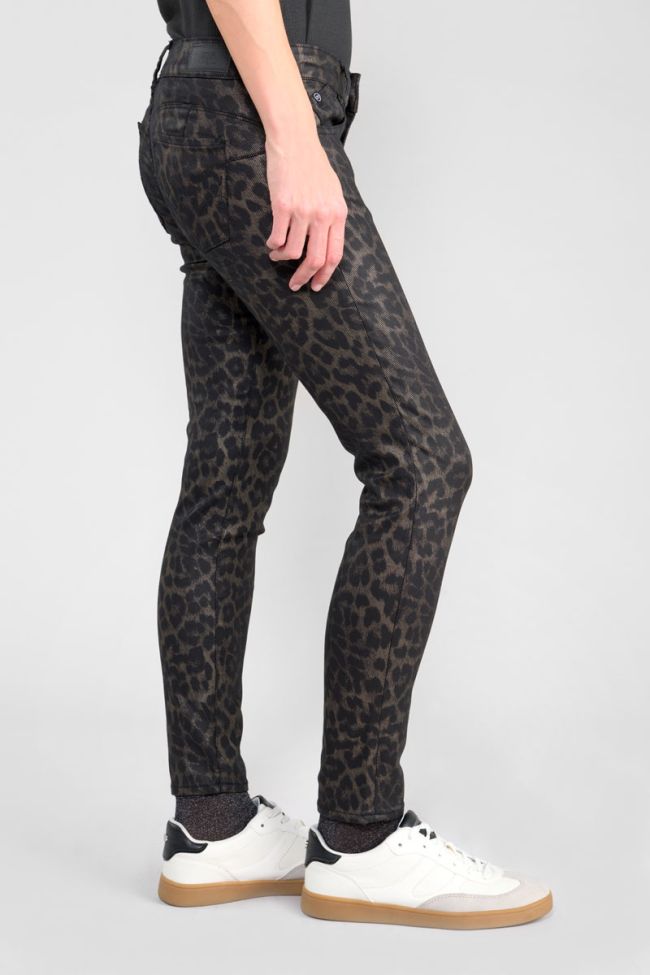 Pantalon pulp slim Leo 7/8ème enduit 