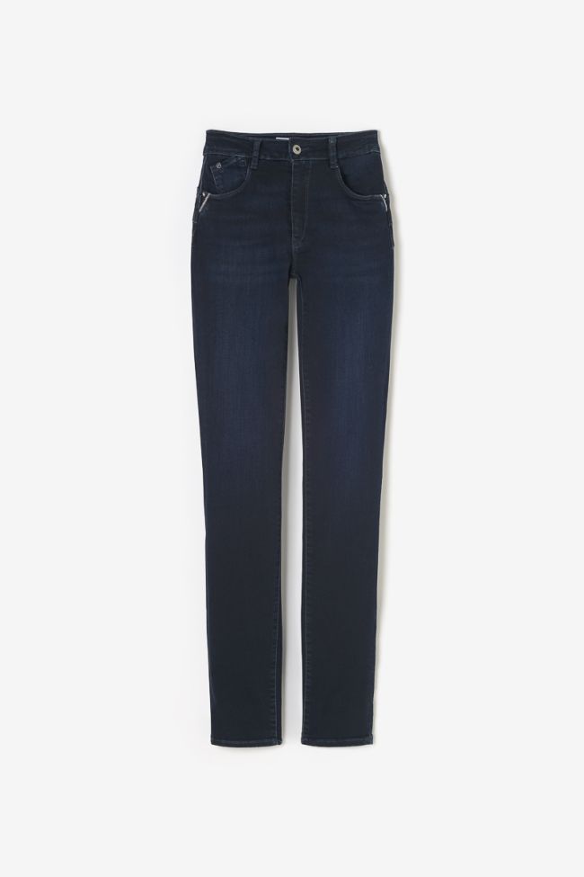 Jeans pulp regular Vida taille haute bleu-noir N°1