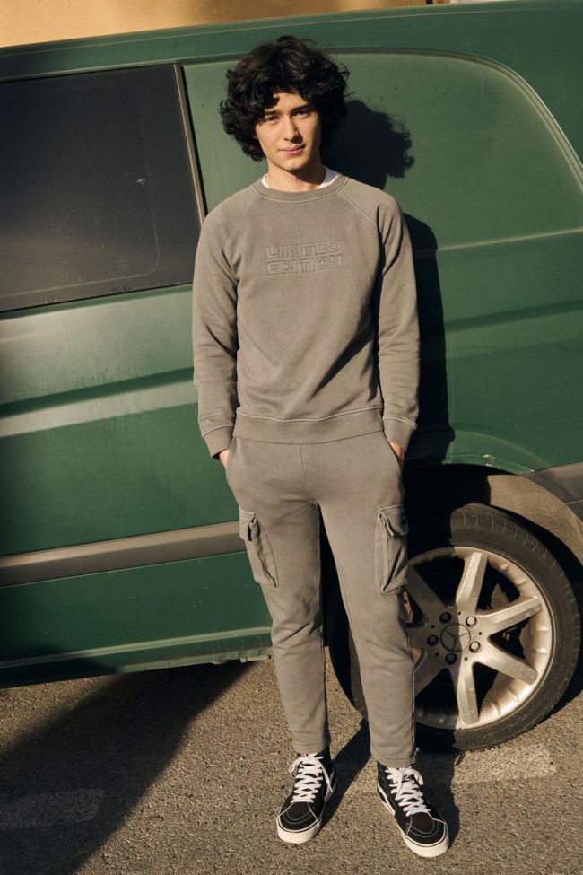 Pantalon jogging Bascabo gris