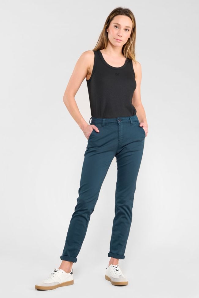 Pantalon chino Dyli6 bleu marine