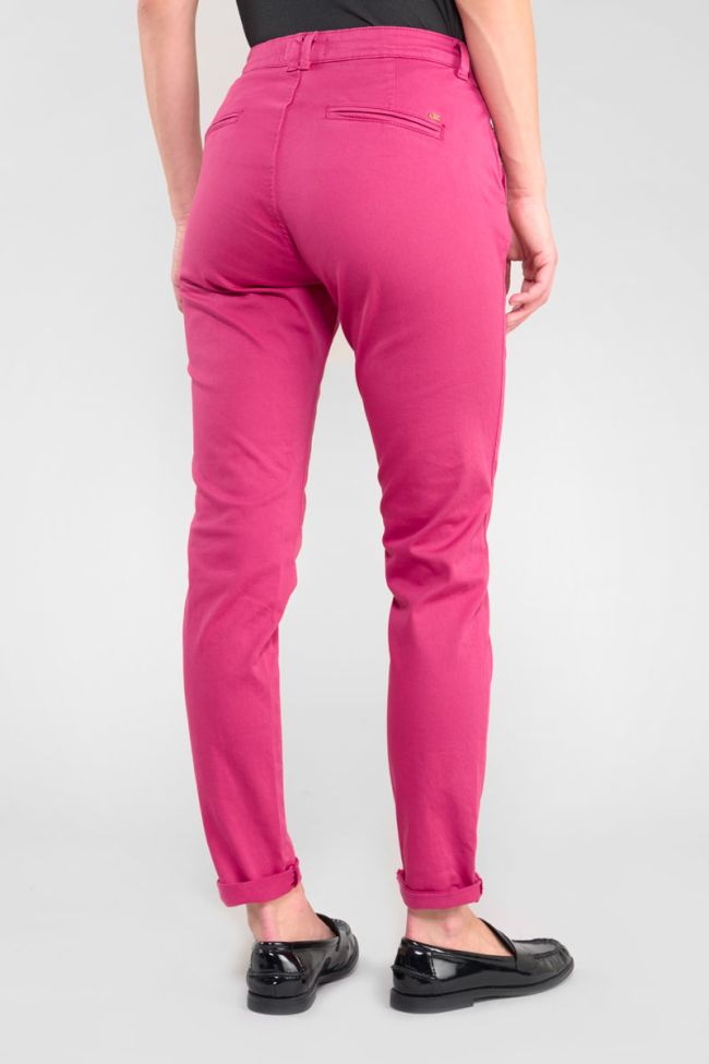 Pantalon chino Dyli6 vieux rose