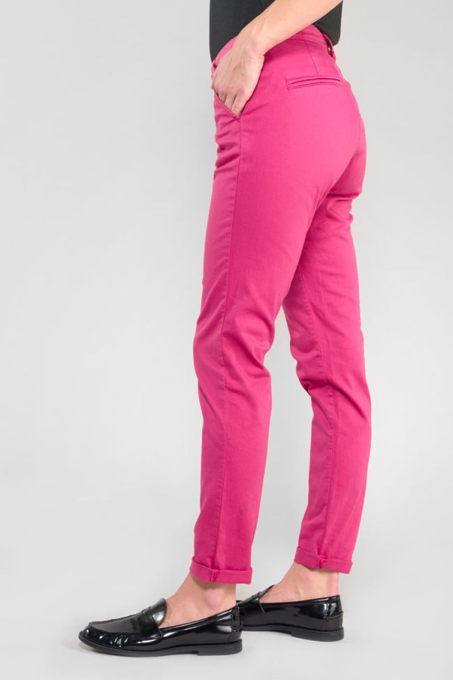 Pantalon chino Dyli6 vieux rose