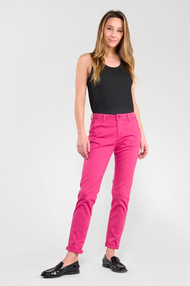 Pantalon chino Dyli6 vieux rose