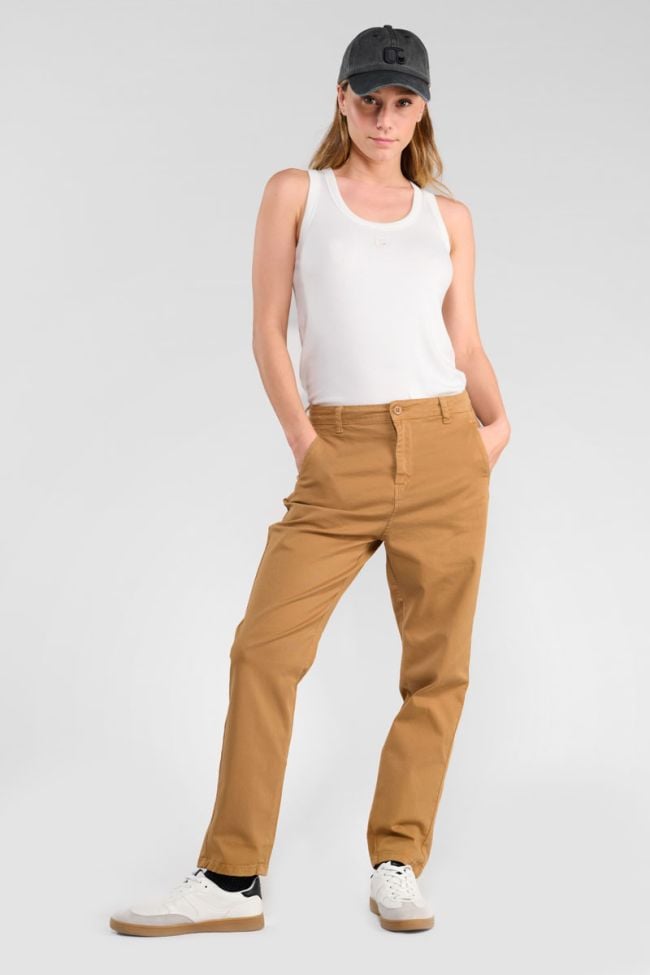 Pantalon chino Erle camel