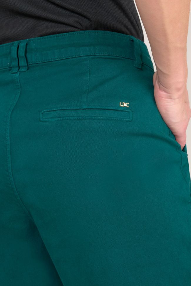 Pantalon chino Erle bleu canard