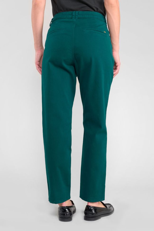 Pantalon chino Erle bleu canard