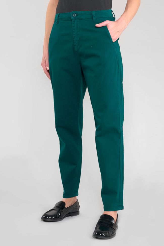 Pantalon chino Erle bleu canard