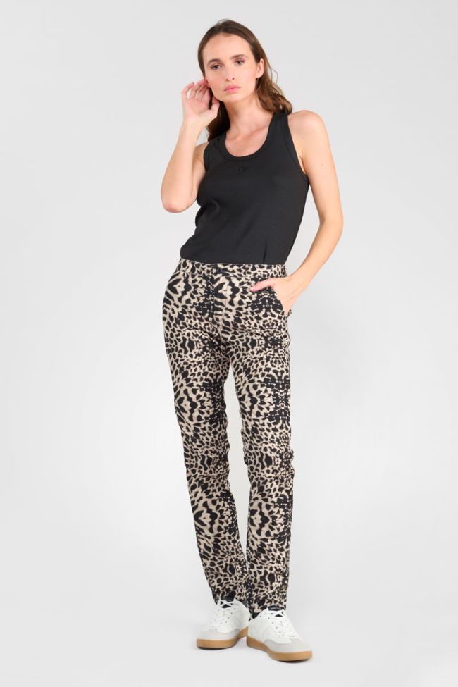 Pantalon chino Rodin à motif animalier