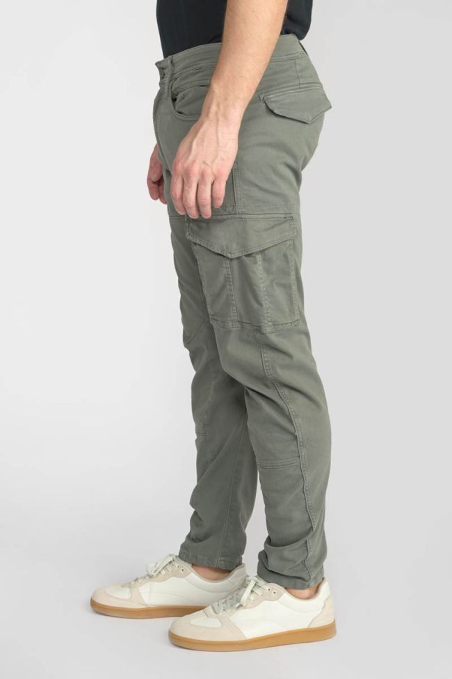 Pantalon cargo Kuroo gris vert