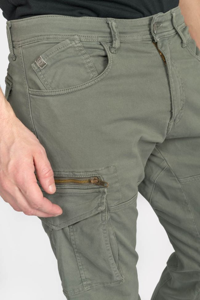 Pantalon cargo Kuroo gris vert