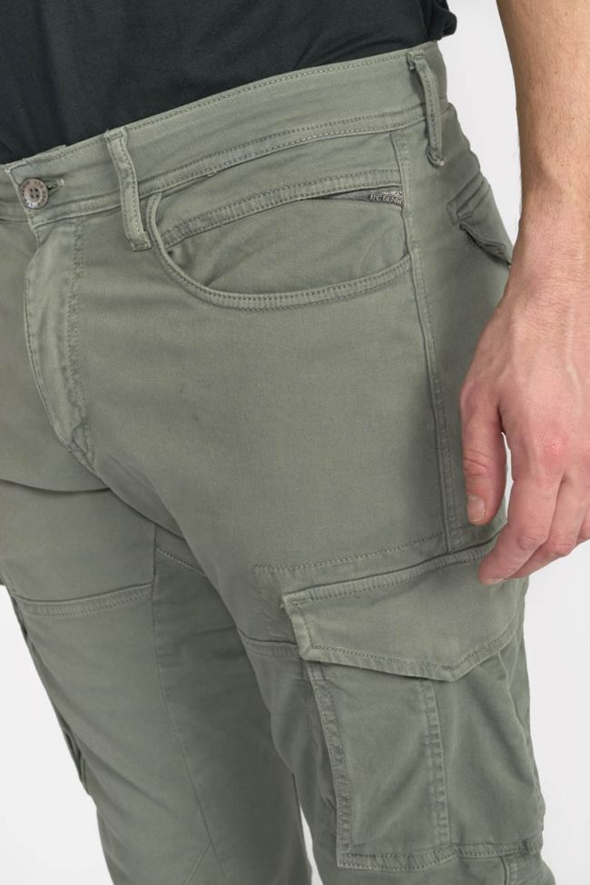 Pantalon cargo Kuroo gris vert